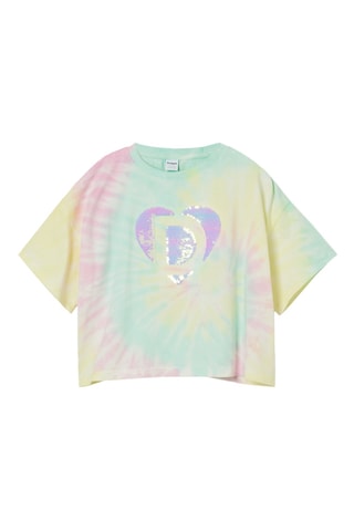 T-shirt tie and dye - Rosa