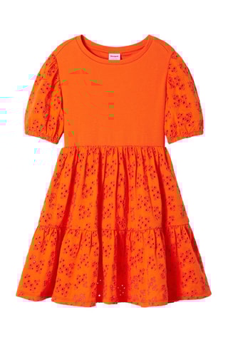 Abito in sangallo - Rosso