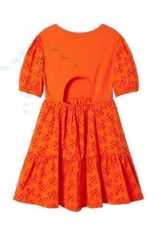 Abito in sangallo - Rosso