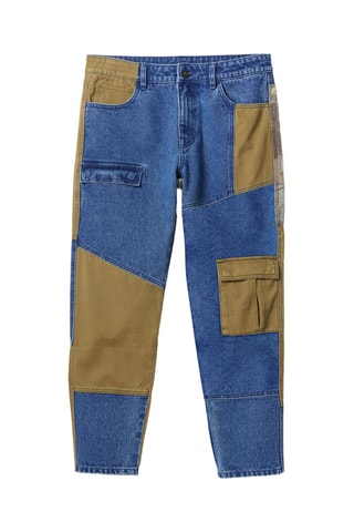 Pantaloni - Kaki e blu