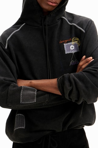 Maglia con cappuccio - Grigio scuro