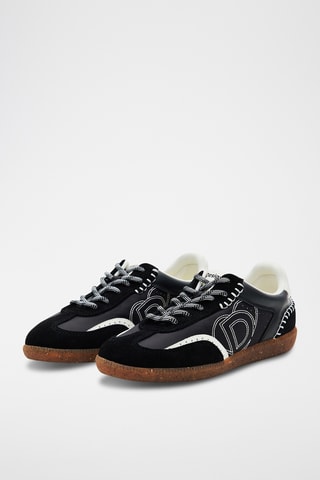 Sneakers in pelle - Nero