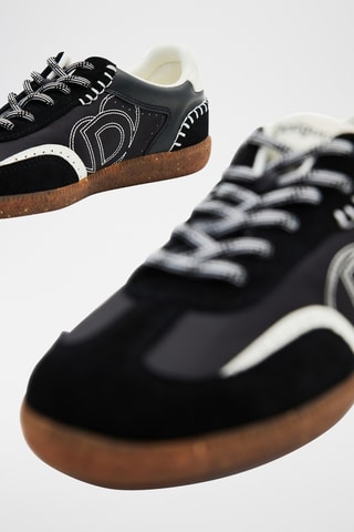 Sneakers in pelle - Nero