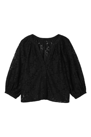 Camicia regular - Nero
