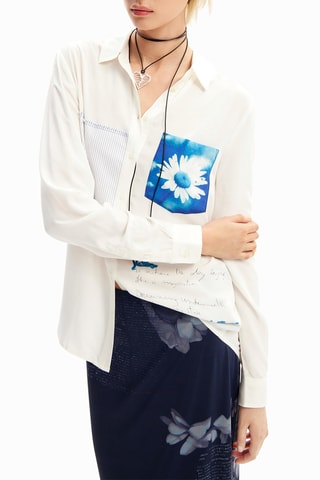 Camicia regular - Bianco