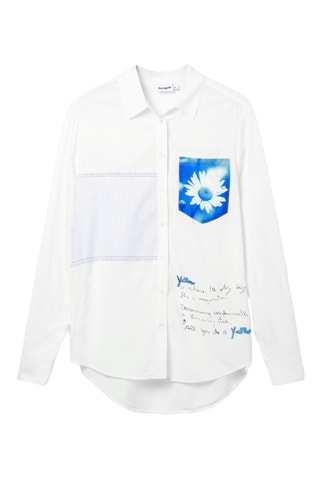 Camicia regular - Bianco
