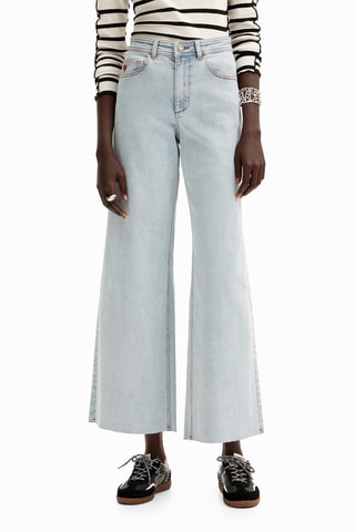Jeans 7/8 - Azzurro