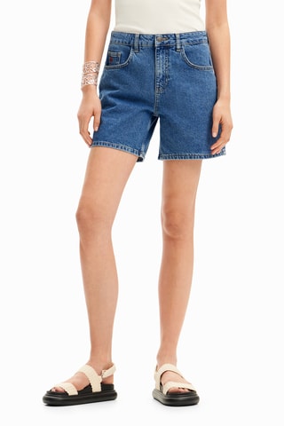 Shorts in jeans - Blu scuro