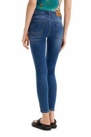 Jeans skinny 7/8 - Blu scuro