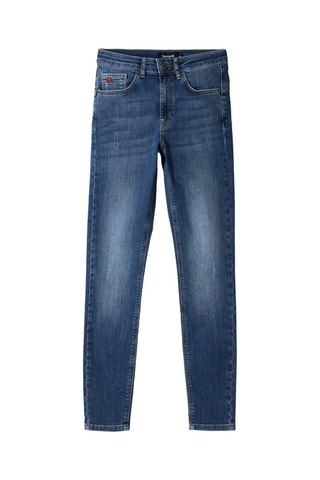 Jeans skinny 7/8 - Blu scuro