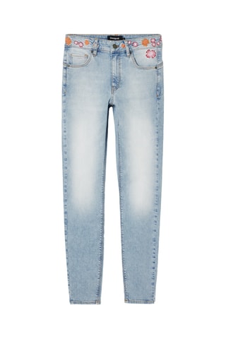 Jeans skinny 7/8 - Azzurro