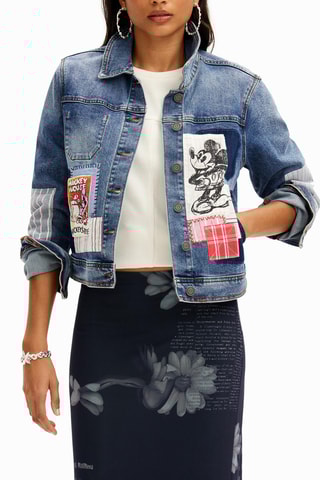 Giacca in jeans regular Topolino Disney - Blu