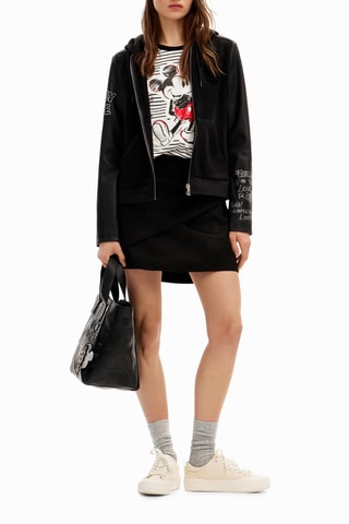 Felpa regular Topolino Disney - Nero