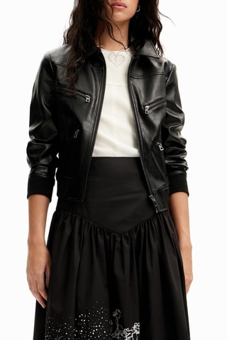 Gonna midi a vita alta - Nero