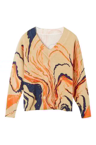 Maglia oversize - Beige