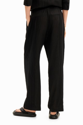 Pantaloni straight - Nero