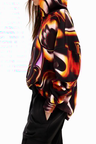 Maglia oversize Topolino Disney - Nero