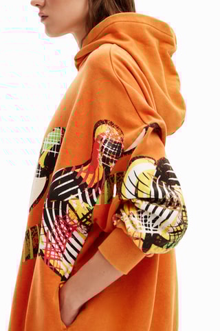 Maglia oversize Topolino Disney - Arancione