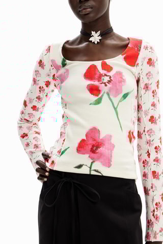 T-shirt slim - Bianco