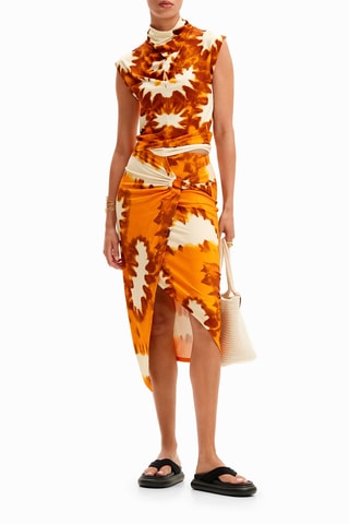 Top tie and dye - Arancione