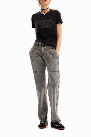 T-shirt regular - Nero