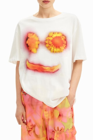 T-shirt oversize - Bianco