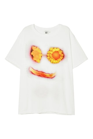 T-shirt oversize - Bianco