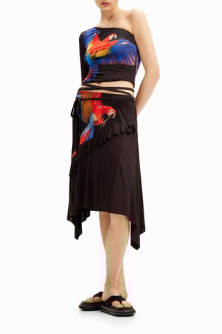 Top asimmetrico - Nero