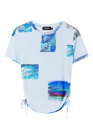 T-shirt slim - Azzurro