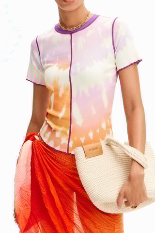 T-shirt tie and dye - Viola