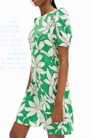 Abito taglio dritto - Verde