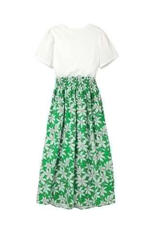 Abito effetto trompe-l’œil - Bianco