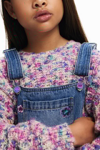 Salopette in jeans - Blu