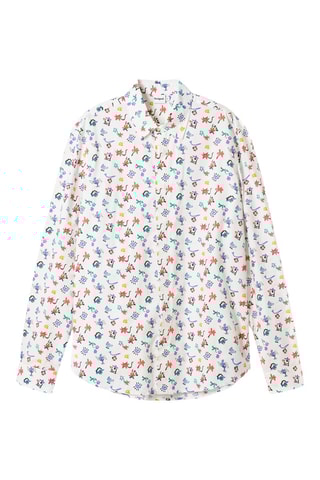 Camicia regular - Bianco