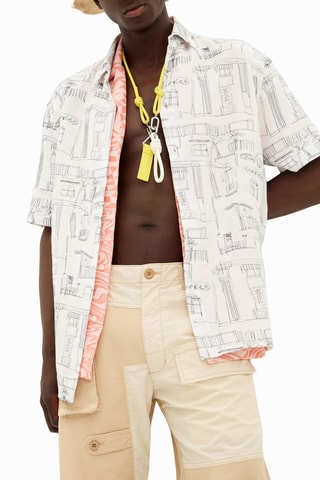 Camicia regular - Bianco