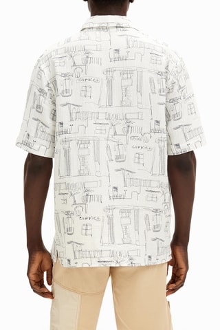 Camicia regular - Bianco