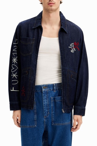 Giacca regular - Blu scuro