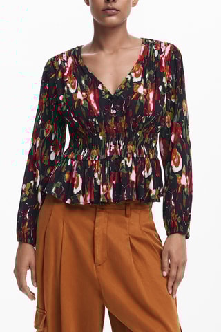 Camicia regular - Nero