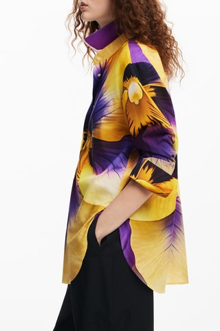 Camicia oversize - Giallo