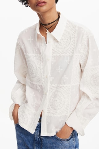 Camicia regular - Bianco