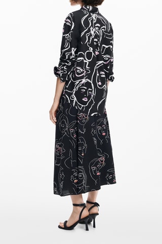 Camicia regular - Nero