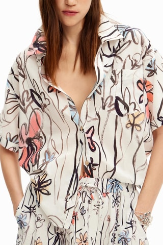 Camicia regular - Bianco