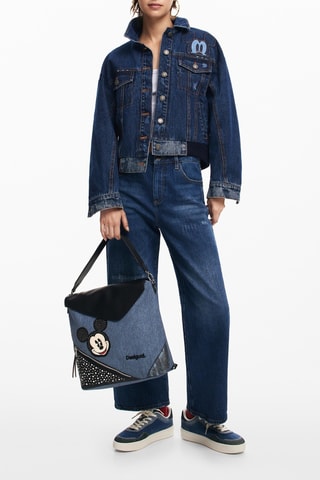 Giubbotto in jeans regular Topolino Disney - Blu