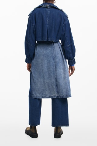 Trench in jeans regular - Blu