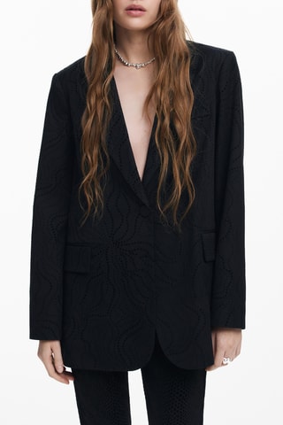 Giacca regular - Nero