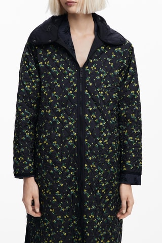 Cappotto oversize double face - Nero