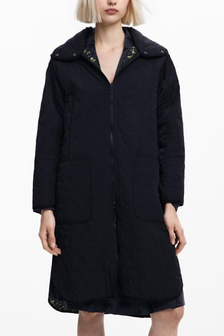 Cappotto oversize double face - Nero
