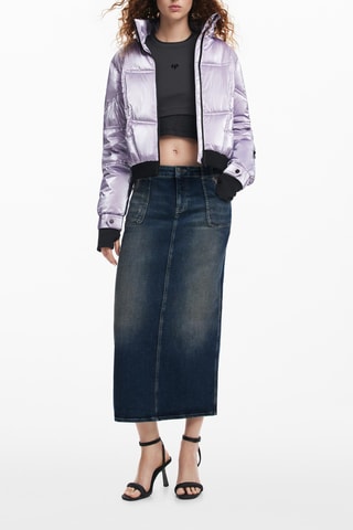 Piumino regular - Viola