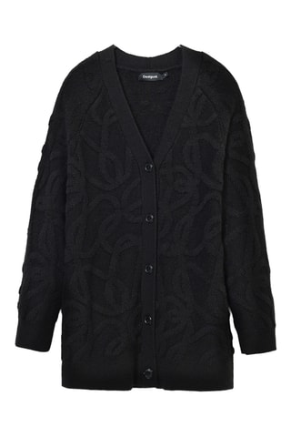 Cardigan lungo - Nero