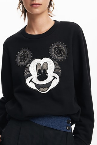 Felpa regular Topolino Disney - Nero